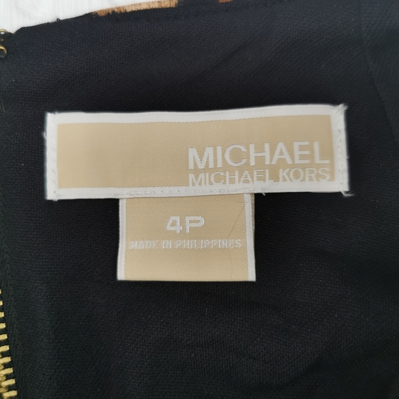Michael Michael Kors Leopard Print Skirt Size 4P - Picture 5 of 11